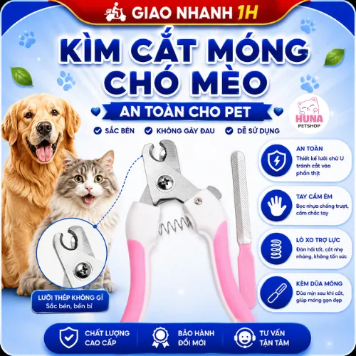 Bộ kìm dũa size To bấm móng thú cưng cho chó mèo