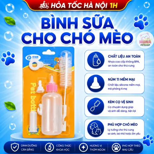 Bình sữa cho chó mèo - Bình ty cho chó mèo