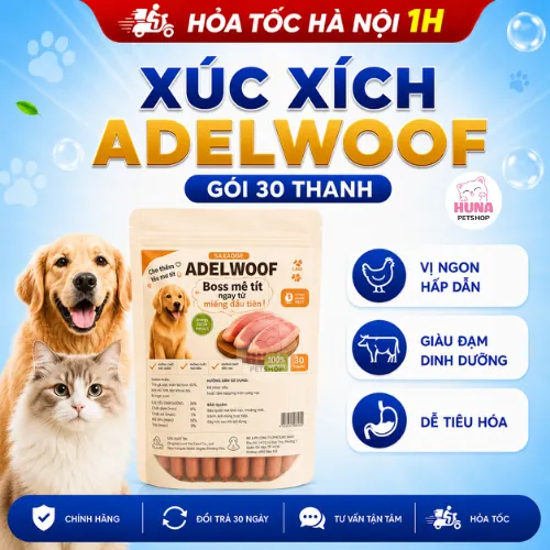 Gói 30 cây Xúc Xích TaoTaoPet Cao Cấp Cho Chó Mèo – Thưởng Thức Ngon Miệng, Dinh Dưỡng Đầy Đủ