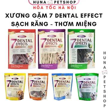 Snack Gặm Sạch Răng, Thơm miệng Cho Chó 7 Dental Effects (160g)
