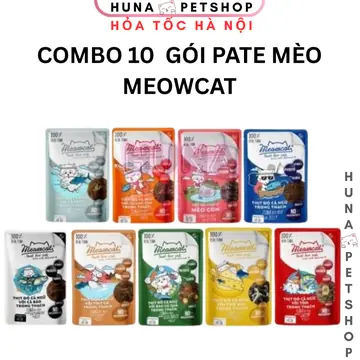 Combo Tiết Kiệm 5-10 Gói Pate Cho Mèo Meowcat 70g