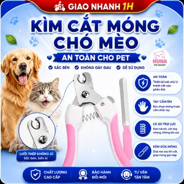 Bộ kìm dũa size To bấm móng thú cưng cho chó mèo