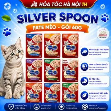 Pate mèo Silver Spoon 60g