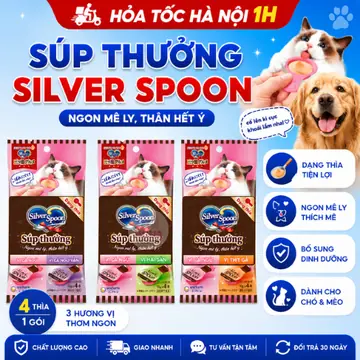 Súp Thưởng Cho Mèo Silver Spoon Dạng Thìa 10g