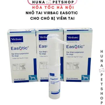 Dung dịch nhỏ tai Virbac Easotic Cho Chó – Viêm Tai Ngoài Cấp Tính & Tái Phát
